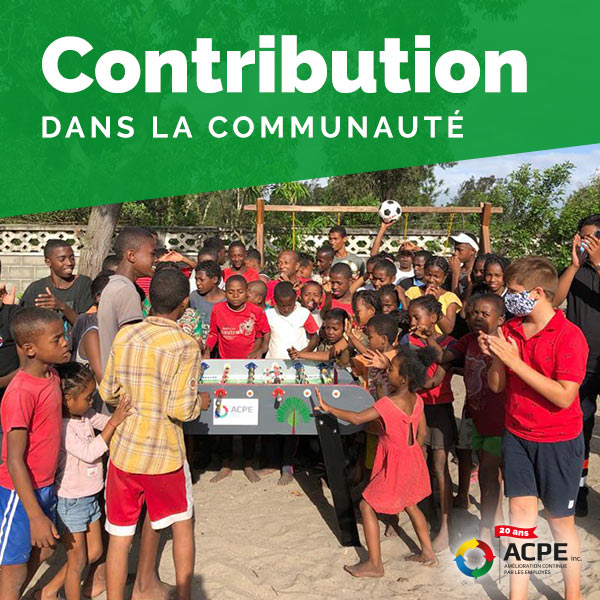 Contribution dans la communauté