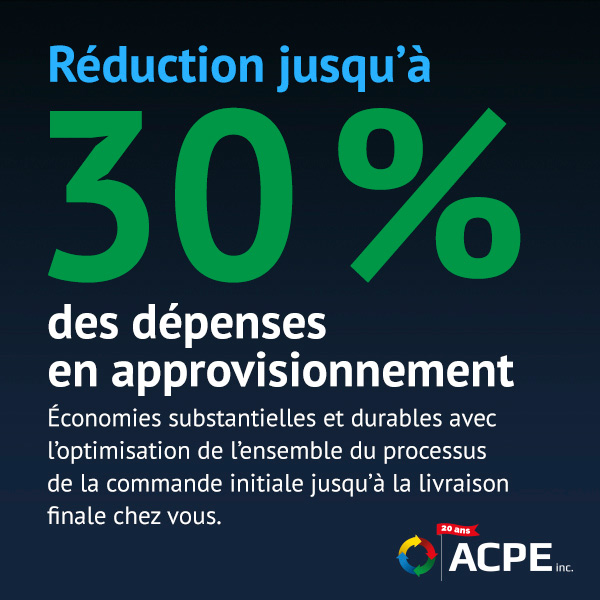 L’approvisionnement, un incontournable de l’excellence opérationnelle