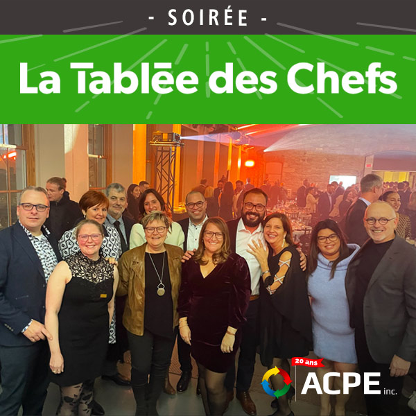 ACPE dans sa communauté : La Tablée des Chefs a Montréal!